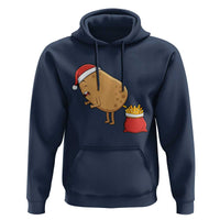 Funny French Fries Christmas Hoodie Potato Food Eaters - Wonder Print Shop