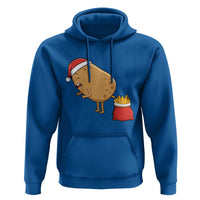 Funny French Fries Christmas Hoodie Potato Food Eaters - Wonder Print Shop