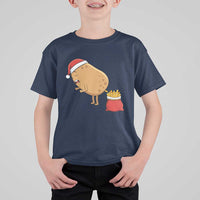 Funny French Fries Christmas T Shirt For Kid Potato Food Eaters - Wonder Print Shop