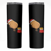 Funny French Fries Christmas Skinny Tumbler Potato Food Eaters - Wonder Print Shop