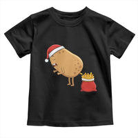 Funny French Fries Christmas Toddler T Shirt Potato Food Eaters - Wonder Print Shop