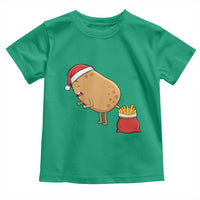 Funny French Fries Christmas Toddler T Shirt Potato Food Eaters - Wonder Print Shop
