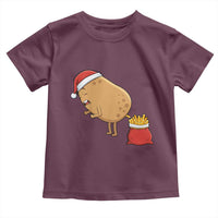 Funny French Fries Christmas Toddler T Shirt Potato Food Eaters - Wonder Print Shop