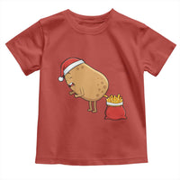 Funny French Fries Christmas Toddler T Shirt Potato Food Eaters - Wonder Print Shop