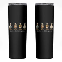 Silly Goose Book Club Skinny Tumbler Funny Bookish Book Lover