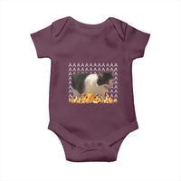 Screaming Cat Meme Baby Onesie Funny Internet Gen Z Cat Lover
