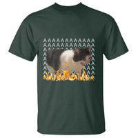 Screaming Cat Meme T Shirt Funny Internet Gen Z Cat Lover