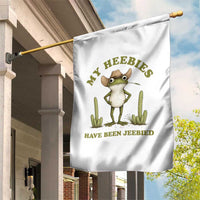 Funny Cowboy Frog Meme Garden Flag My Heebies Have Been Jeebied