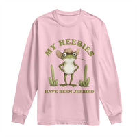 Funny Cowboy Frog Meme Long Sleeve Shirt My Heebies Have Been Jeebied