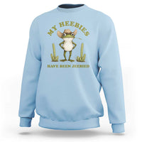 Funny Cowboy Frog Meme Sweatshirt My Heebies Have Been Jeebied