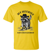 Funny Cowboy Raccoon Meme T Shirt My Heebies Have Been Jeebied