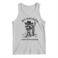 Funny Cowboy Raccoon Meme Tank Top My Heebies Have Been Jeebied