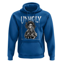 Unholy Nun Hoodie Funny Horror Unholy Nun Satan Baphomet Gothic