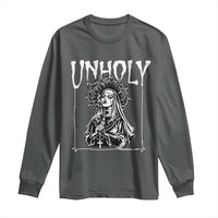 Unholy Nun Long Sleeve Shirt Funny Horror Unholy Nun Satan Baphomet Gothic