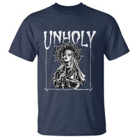 Unholy Nun T Shirt Funny Horror Unholy Nun Satan Baphomet Gothic