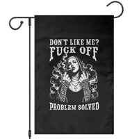 Funny Unholy Nun Garden Flag Don't Like Me Fuck Off Problem Solved