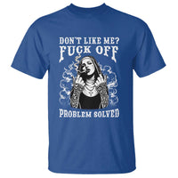 Funny Unholy Nun T Shirt Don't Like Me Fuck Off Problem Solved