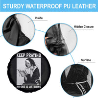 Funny Smoking Nun Spare Tire Cover Keep Praying No One Is Listening
