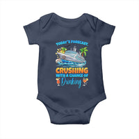 Funny Cruise Vacation Trip Drinking Baby Onesie Today Is Forecast Cruising With A Chance Of Drinking - Wonder Print Shop
