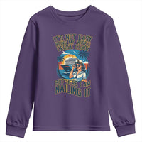 Funny Cruise Youth Sweatshirt It Is Not Easy Being My Wife's Cruise Candy - Wonder Print Shop