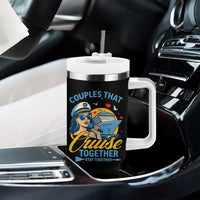 Couples That Cruise Together Stay Together Tumbler With Handle Funny Cruising Couples - Wonder Print Shop