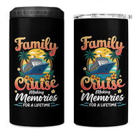 Family Cruise Making Memories For A Life Time 4 in 1 Can Cooler Tumbler Funny Cruise Vacation Trip - Wonder Print Shop