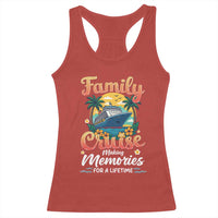 Family Cruise Making Memories For A Life Time Racerback Tank Top Funny Cruise Vacation Trip - Wonder Print Shop