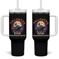 Funny Cruise Halloween Tumbler With Handle Making Memories Together - Wonder Print Shop