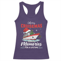 Christmas Cruise Racerback Tank Top Merry Cruisemas Making Memories For A Life Time - Wonder Print Shop