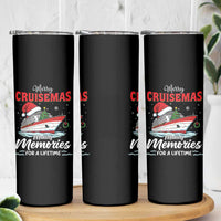 Christmas Cruise Skinny Tumbler Merry Cruisemas Making Memories For A Life Time - Wonder Print Shop