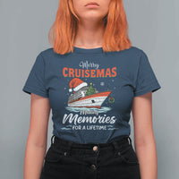 Christmas Cruise T Shirt For Women Merry Cruisemas Making Memories For A Life Time - Wonder Print Shop