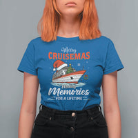 Christmas Cruise T Shirt For Women Merry Cruisemas Making Memories For A Life Time - Wonder Print Shop