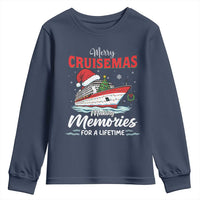 Christmas Cruise Youth Sweatshirt Merry Cruisemas Making Memories For A Life Time - Wonder Print Shop