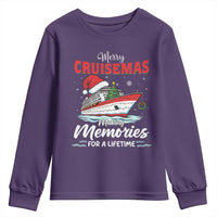 Christmas Cruise Youth Sweatshirt Merry Cruisemas Making Memories For A Life Time - Wonder Print Shop
