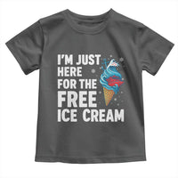 Funny Cruise Toddler T Shirt I Am Just Here For The Free Ice Cream - Wonder Print Shop