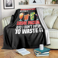 Funny Cruise Ship Throw Blanket Warning I Bought The Drink Package - Wonder Print Shop