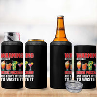 Funny Cruise Ship 4 in 1 Can Cooler Tumbler Warning I Bought The Drink Package - Wonder Print Shop