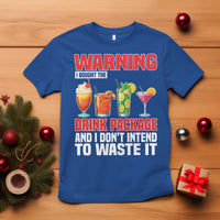 Funny Cruise Ship T Shirt Warning I Bought The Drink Package - Wonder Print Shop