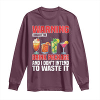 Funny Cruise Ship Long Sleeve Shirt Warning I Bought The Drink Package - Wonder Print Shop