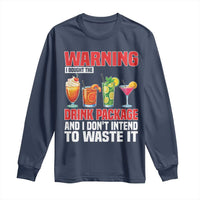Funny Cruise Ship Long Sleeve Shirt Warning I Bought The Drink Package - Wonder Print Shop