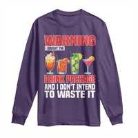 Funny Cruise Ship Long Sleeve Shirt Warning I Bought The Drink Package - Wonder Print Shop