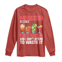 Funny Cruise Ship Long Sleeve Shirt Warning I Bought The Drink Package - Wonder Print Shop