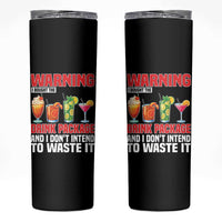 Funny Cruise Ship Skinny Tumbler Warning I Bought The Drink Package - Wonder Print Shop