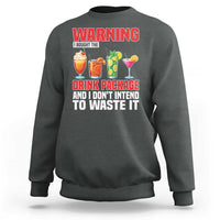 Funny Cruise Ship Sweatshirt Warning I Bought The Drink Package - Wonder Print Shop