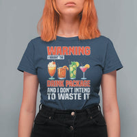 Funny Cruise Ship T Shirt For Women Warning I Bought The Drink Package - Wonder Print Shop