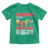Funny Cruise Ship Toddler T Shirt Warning I Bought The Drink Package - Wonder Print Shop