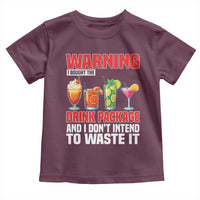 Funny Cruise Ship Toddler T Shirt Warning I Bought The Drink Package - Wonder Print Shop