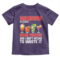 Funny Cruise Ship Toddler T Shirt Warning I Bought The Drink Package - Wonder Print Shop