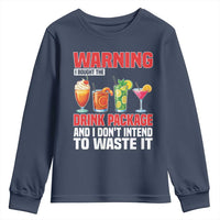 Funny Cruise Ship Youth Sweatshirt Warning I Bought The Drink Package - Wonder Print Shop