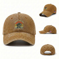 Wish I Lacked Critical Thinking Skills Y'all Seem So Happy Washed Cotton Baseball Cap Retro Jimothy Raccoon Sarcastic Quote Gift